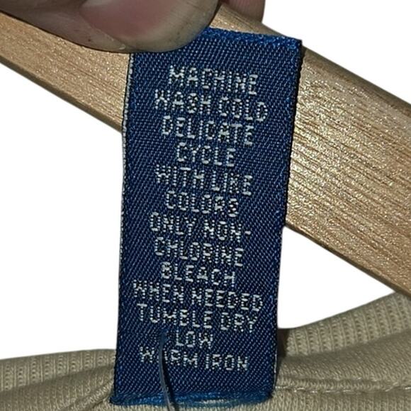 NWT Karen Scott Tan Crew Neck T-Shirt | Size Large [0120] - Picture 6 of 7